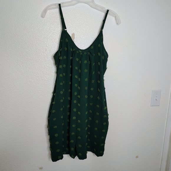 Buauty Pants - Buauty Women's Green Sleeveless Loose Adjustable Strap Romper with Pockets Sz S